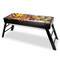 Foldable Charcoal Bbq Grill Stainless Steel Grill Net Easy Setup Portable Tabletop Barbecue Grill For Camping Picnic